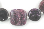 purple lepidolite gemstone beads