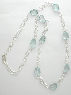 blue topaz necklace