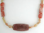 ruby quartz beaded gemstone jewelry