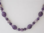 amethyst and lepidolite necklace
