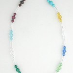 Multi-Birthstone Color Swarovski  Necklace
