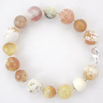 yellow agate gemstone bracelet