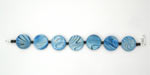 blue mother of pearl bracelet