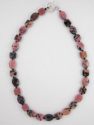 rhodonite necklace