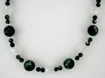 beaded seraphinite necklace