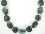 beaded emerald necklace