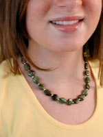 emerald gemstone necklace