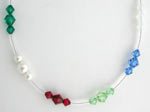 Swarovski birthstones necklace