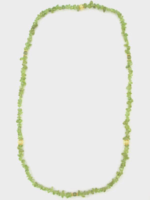 peridot gemstone necklace