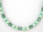 green pearl necklace