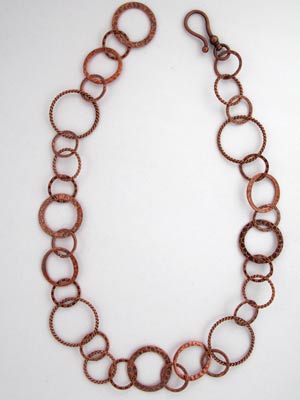 copper chain necklace
