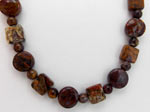 beaded pietersite necklace