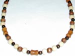 Wood and Jasper Necklace