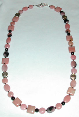 Pink Jade Necklace