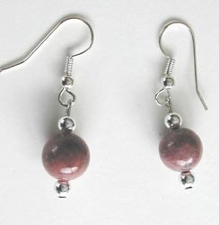 Rhodonite Earrings