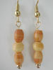 Antique bone earrings