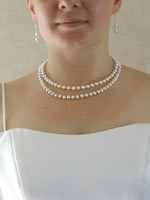 2 strand pearl necklace