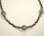short smoky quartz necklace