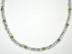 amethyst, topz, citrine, peridot gemstone necklace
