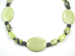 serpentine and black onyx necklace