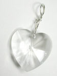 Swarovski crystal heart pendant