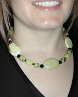 onyx and jasper necklace
