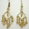 gold chandelier earrings