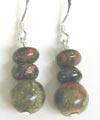 unakite earrings