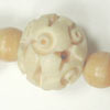carved bone bead