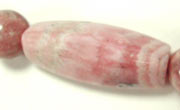 rhodocrosite tube bead