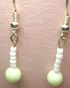 green opal earrings