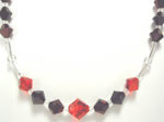 red crystal necklace