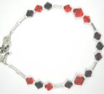 red crystal bracelet