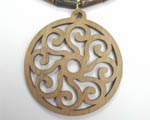walnut pendant
