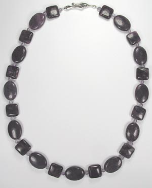 dark purple sugilite necklace