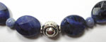 sodalite and silver beads