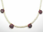 pearl and ruby necklace