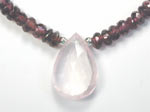 rose quartz pendant
