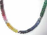 emerald, sapphire, ruby necklace